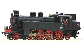 Locomotora de vapor 77.14 de los Ferrocarriles Federales de Austria.