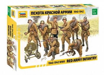 1940-1942 WWII Red army Infantry, escala 1/35.