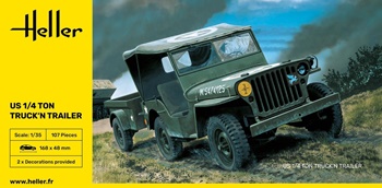 US 1/4 TON TRUCK Trailer, escala 1/35.