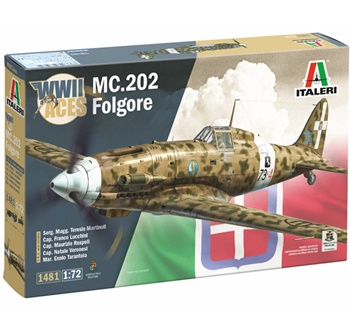 MC-202 Folgore, kit plástico escala 1/72.