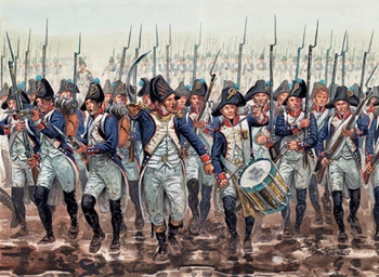 French Infantry 1798-1805, escala 1/72.