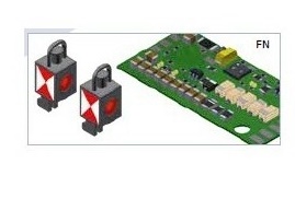 Decoder + set de 2 luces de cola.