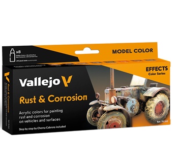 Vallejo Rust & Corrosion. Set de pinturas acrílicas.