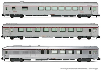 Set de tres coches TEE “Mistral”, Niza - París de la SNCF