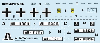 Sd. Kfz. 234/1, kit escala 1/35.
