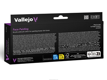 Set pinturas para pintar caras.