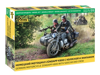 German motorcycle Zündap K800 with sidecar.