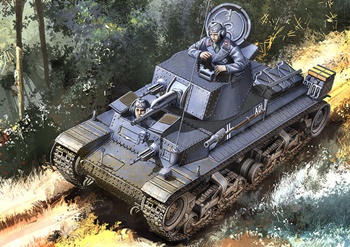 German light tank Pz. Kpfw. 35.