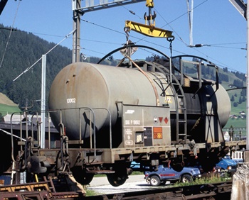 Vagón cisterna RhB P10002.