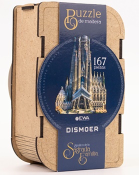 Basílica Sagrada Familia, puzzle de 167 piezas.