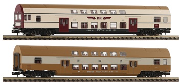 Set de dos coches de doble piso de la Deutsche Reichsbahn, época IV.