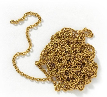 Cadena de latón 1.5mm (1 metro)