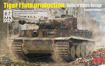 Tiger I late production Battle of Villers-Bocage.