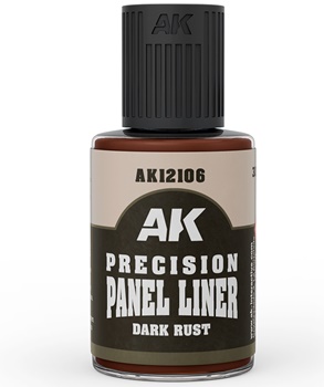 Panel Liner color óxido oscuro.