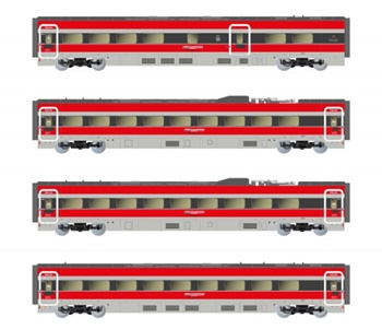 Set complementario IRYO de 4 coches intermedios