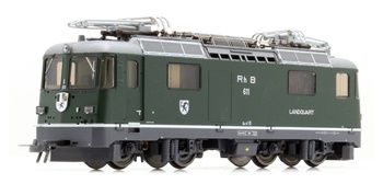 Locomotora eléctrica RhB Ge 4/4 611, época VI.