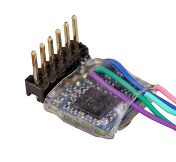 Decoder LokPilot 5 micro DCC/MM/SX 6 pin.