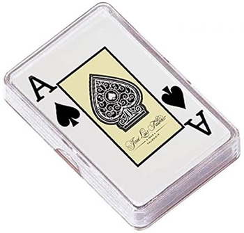 Baraja Poker caja plástico.