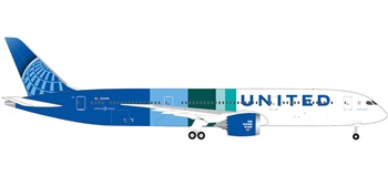 UNITED Boeing 787-9 Dreamliner.