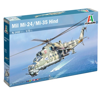 Mil Mi-24/Mi-35 Hind, kit plástico escala 1/72.