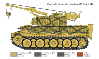 Tiger support vehicle, escala 1/35.