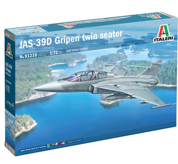 JAS-39D Gripen twin seater, escala 1/72.