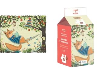 Libro y puzle Historias y manzanas.