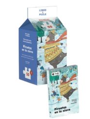 Libro y puzle Piruetas en la nieve.
