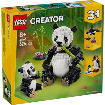 CREATOR 3 en 1 Familia de pandas.