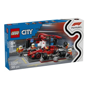 CITY F1 Parada en box con Ferrari.