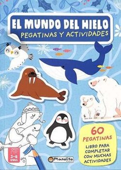 El mundo del hielo Pegatinas y actividades.