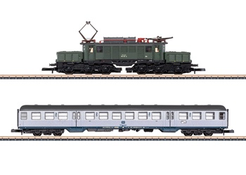 Set de locomotora clase 194 y coche pasajero.