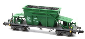 Vagón tolva TT9 Faoos Renfe, época V.