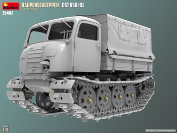 Raupenschlepper DST RSO/01, kit plástico 1/35.
