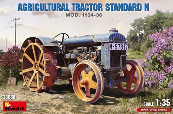 Tractor agricola mod. 1934-36. Escala 1/35.