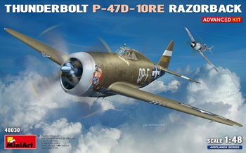 Thunderbolt P-47D-10RE razorback, escala 1/48.