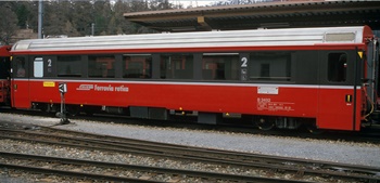 Coche RhB B 2494 EW IV Bernina Express.