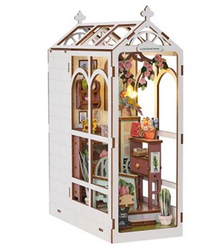 Book Nook Jardín romántico.