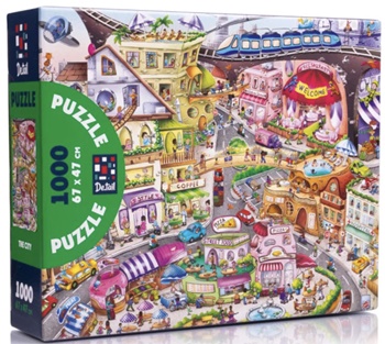 Ciudad, puzzle de 1000 piezas.