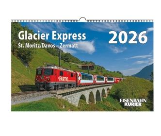Calendario Glacier Express 2026.