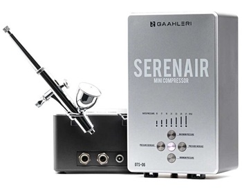 Set aerógrafo y compresor