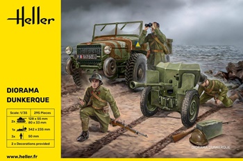 Diorama Dunkerque, escala 1/35.