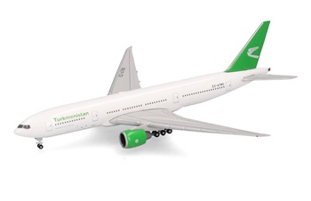 Turkmenistan Airlines Boeing 777-200LR.