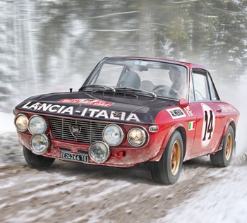 Lancia Fulvia HF Rally Montecarlo 1972.