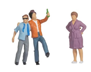 Funny Scenes Compadres de borrachera.