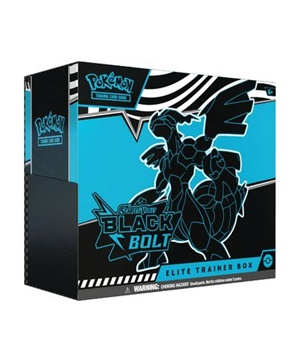 POKEMON TCG Scarlet & Violet Black Bolt Elite Trainer box.