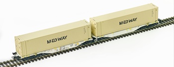 Vagón contenedor VTG 38 80 496 3115-2 COM Medway