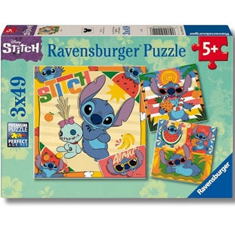 STITCH 3 puzzle de 49 piezas.