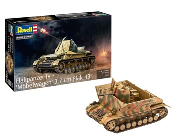 El Flakpanzer IV Möbelwagen, escala 1/72.