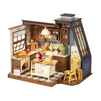 Miniature house Baking Kitchen.
